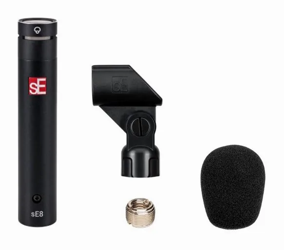 SE Electronics SE8 Supercardioid, loggan och ytan