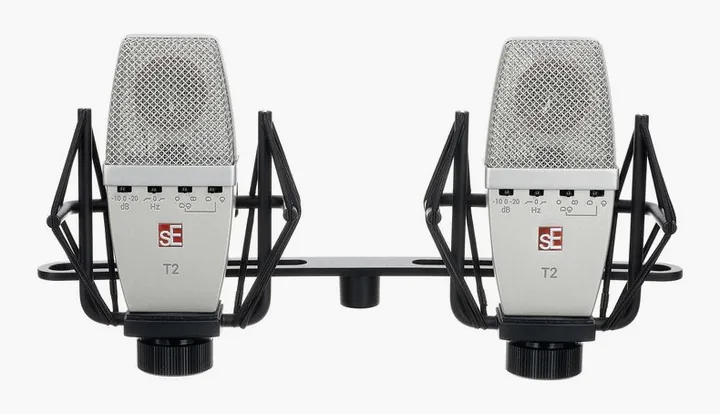 SE Electronics T2 Stereo Set, loggan och ytan