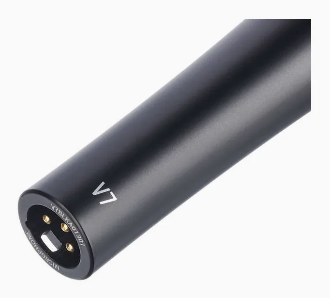 SE Electronics V7 Black, loggan och ytan