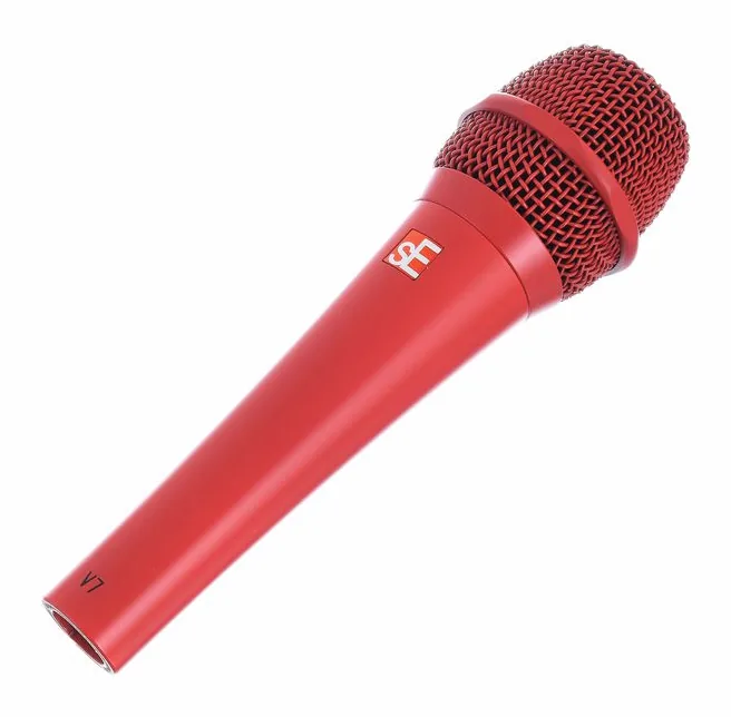 SE Electronics V7 Red, mikrofonkorgen på nära håll