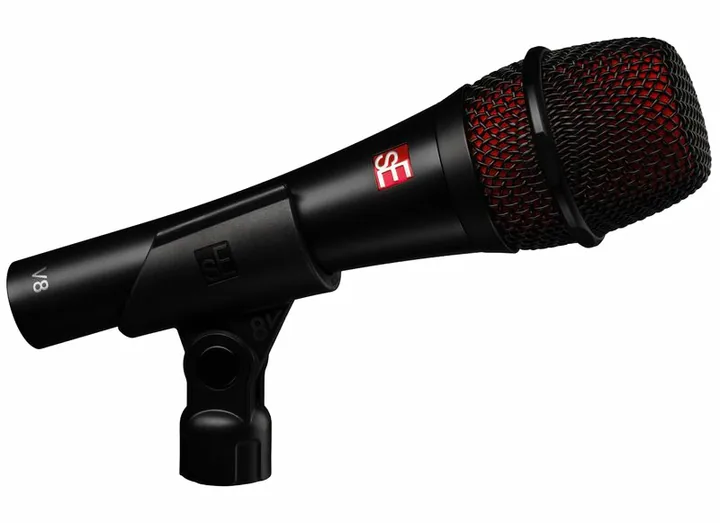 SE Electronics V8 Black, huset sett från sidan