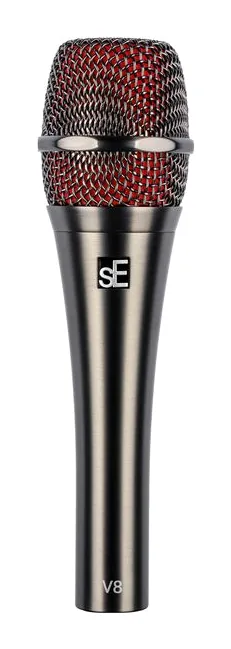SE Electronics V8 Graphite Gray, loggan och ytan