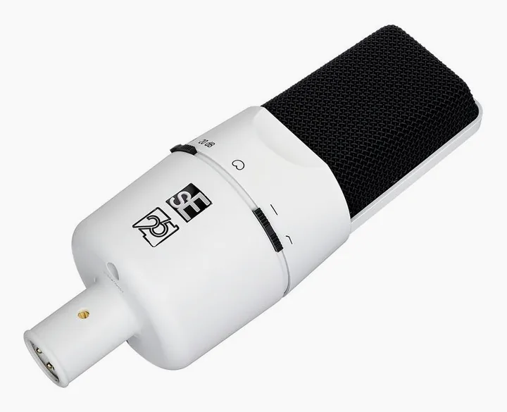 SE Electronics X1A 2C White 25th Anniversary, gallret framifrån