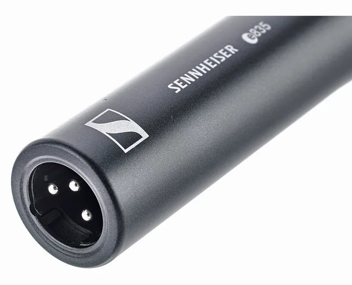 Sennheiser E835, mikrofonkorgen på nära håll