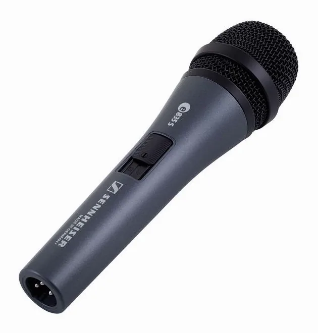 Sennheiser E835-S, huset sett från sidan