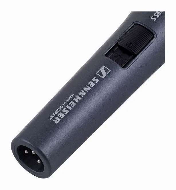 Sennheiser E835-S, huset sett från sidan