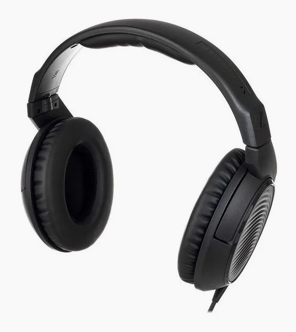 Sennheiser HD-200 Pro, bygeln sedd uppifrån