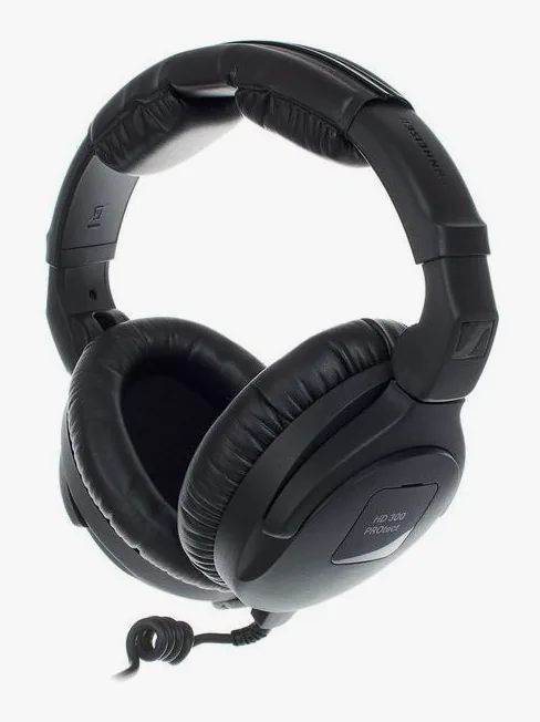 Sennheiser HD-300 PROtect, kabelingången vid hörkåpan