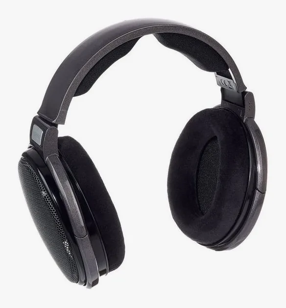 Sennheiser HD 650, bygeln sedd uppifrån