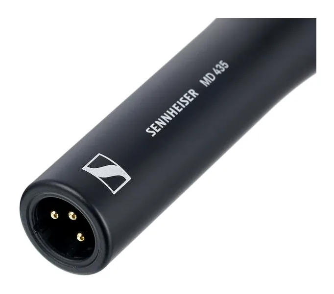 Sennheiser MD 435, loggan och ytan