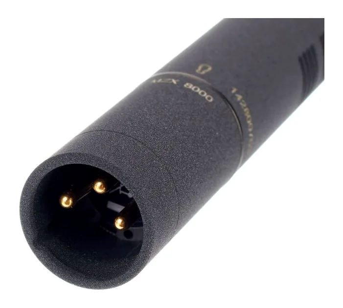 Sennheiser MKH 8060, XLR-kontakten i botten