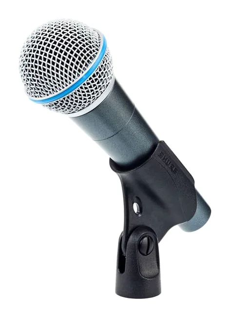 Shure Beta 58 A Bundle, mikrofonkorgen på nära håll