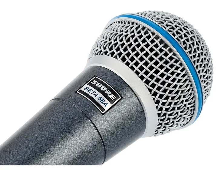 Shure Beta 58 A, loggan och ytan