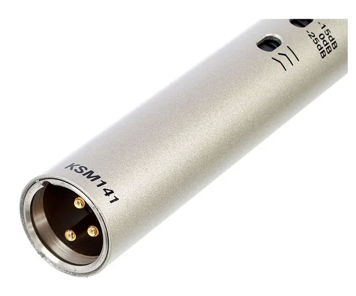 Shure KSM 141 SL, mikrofonkorgen på nära håll