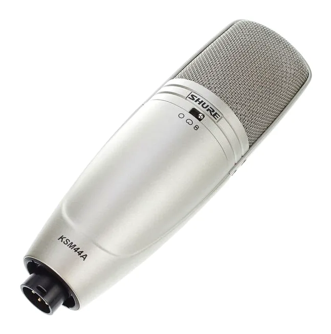 Shure KSM44A, loggan och ytan