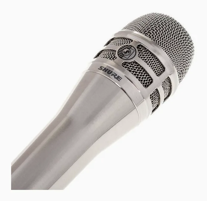 Shure KSM8 N, mikrofonkorgen på nära håll