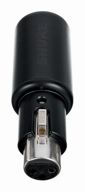 Shure Motiv MVX2U, anslutningarna på baksidan