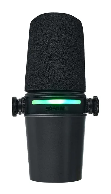Shure MV7i/MV7X Bundle, XLR-kontakten i botten