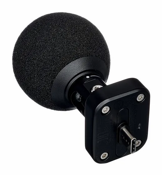 Shure MV88-USBC, mikrofonkorgen på nära håll