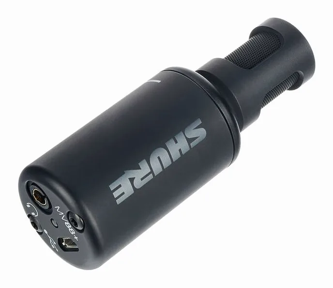 Shure MV88+ Stereo USB Mic, gallret framifrån