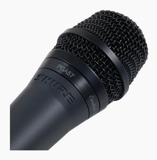 Shure PGA Drumkit 6, mikrofonkorgen på nära håll