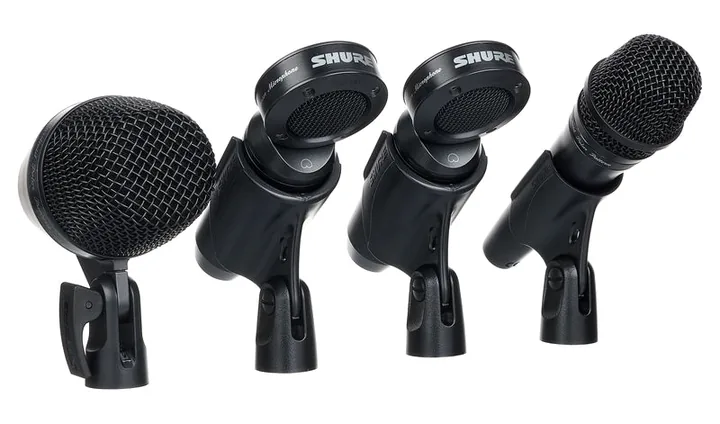 Shure PGA Studiokit 4, mikrofonkorgen på nära håll