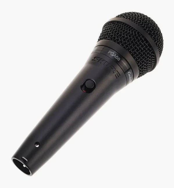 Shure PGA58, hållaren och fästet