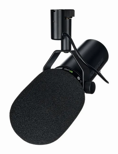 Shure SM 7 dB Headphone Bundle, loggan och ytan