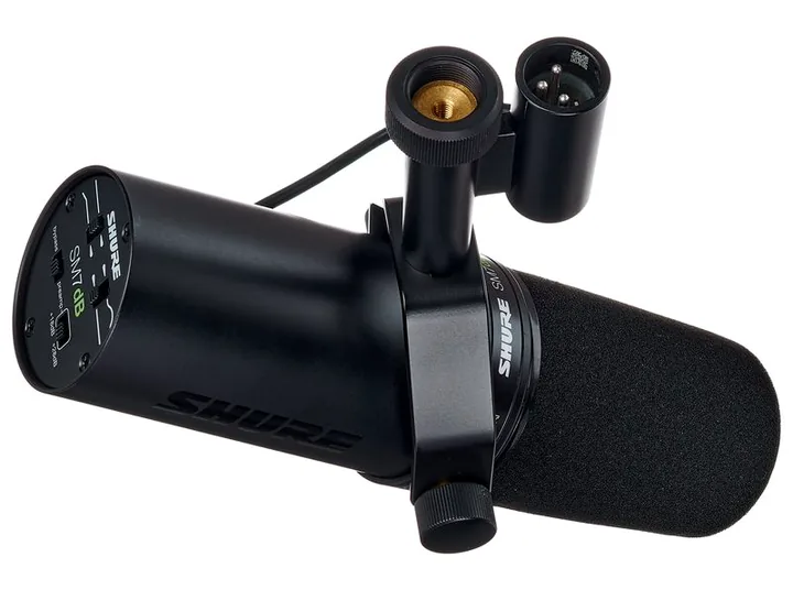 Shure SM 7 dB, mikrofonkorgen på nära håll