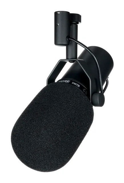Shure SM 7 B, loggan och ytan