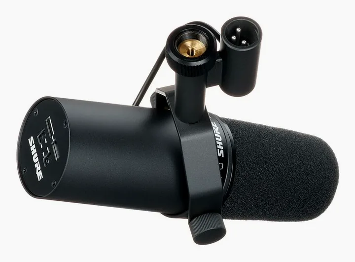 Shure SM 7 B, loggan och ytan