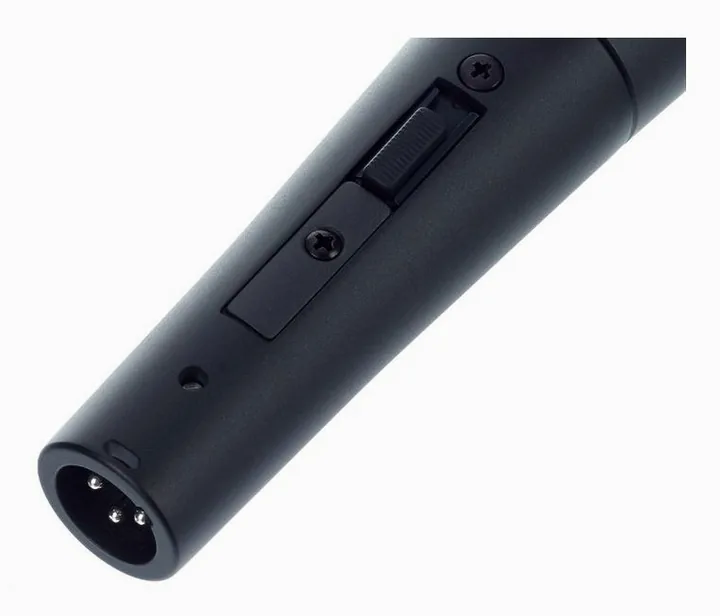 Shure SM58S, loggan och ytan