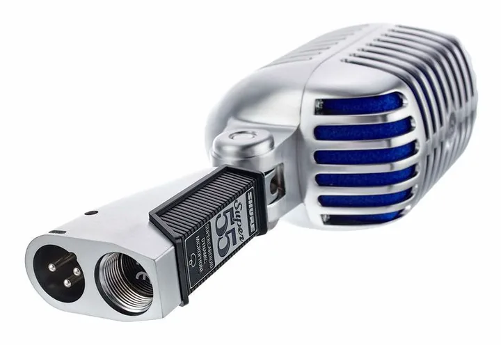 Shure Super 55 Deluxe, XLR-kontakten i botten