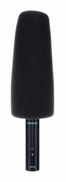 Shure VP 82, mikrofonkorgen på nära håll