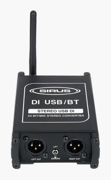 Sirus DI USB/BT, höljet sett från sidan