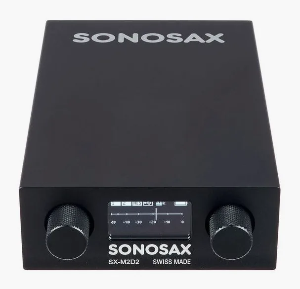 Sonosax SX-M2D2, ingångarna på framsidan