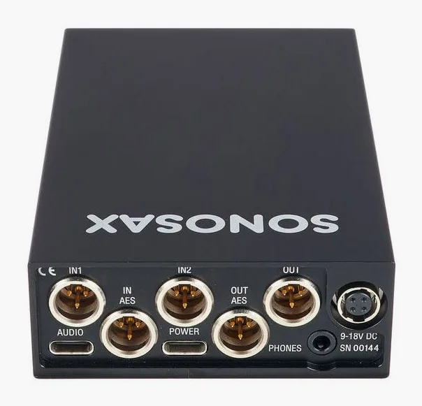 Sonosax SX-M2D2, nivåmätarna och lysdioderna