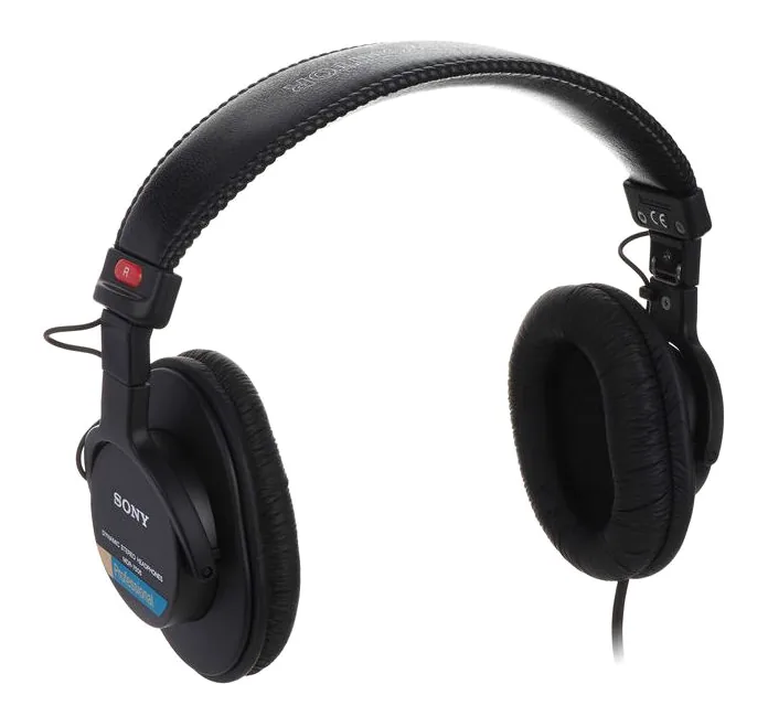 Sony MDR-7506, den hopfällda modellen