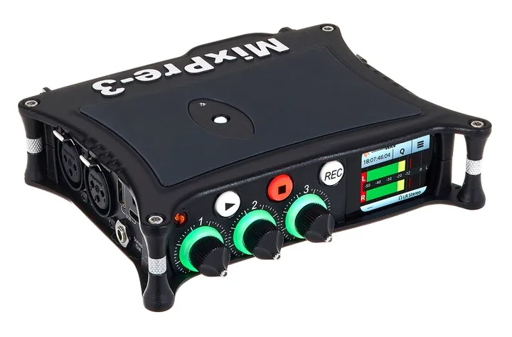 Sound Devices MixPre-3 II, frontpanelen med rattarna