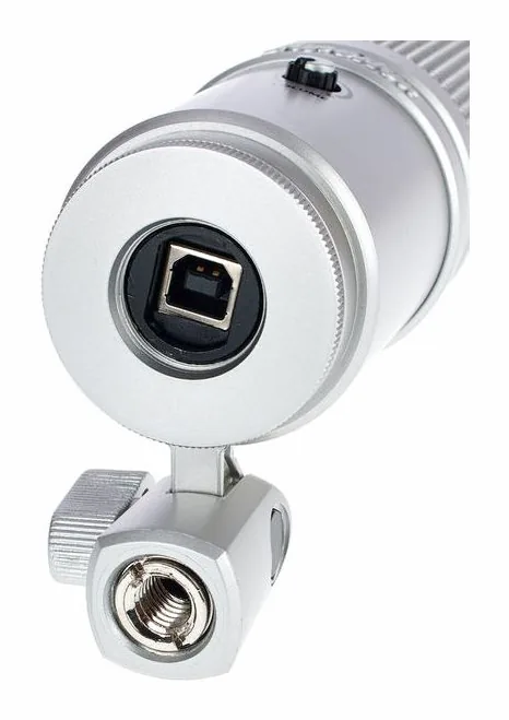 Superlux E205U, mikrofonkorgen på nära håll