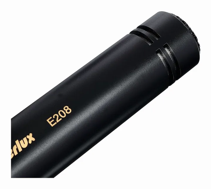 Superlux E208 Pair, mikrofonkorgen på nära håll
