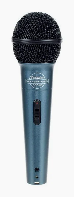 Superlux Eco 88 6pcs Pack, XLR-kontakten i botten