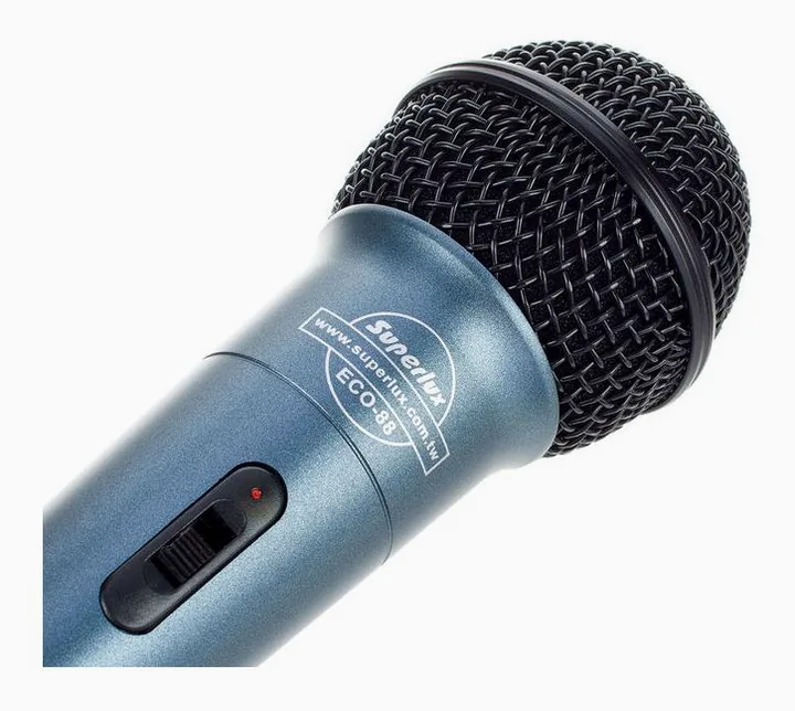 Superlux Eco 88 6pcs Pack, XLR-kontakten i botten