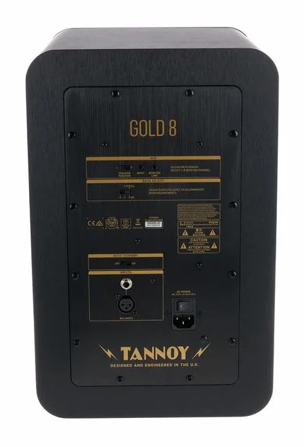 Tannoy Gold 8, baksidan med anslutningarna