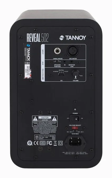 Tannoy Reveal 502 ISO Pad Set, loggan och ytan