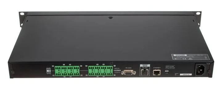 Tascam MX-8A, ingångarna på framsidan