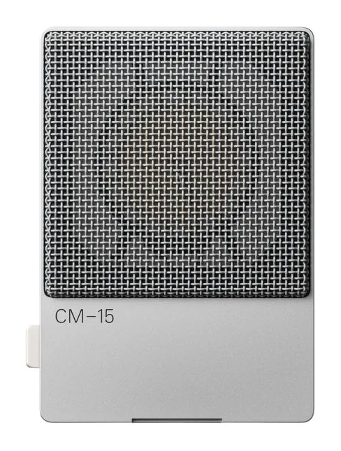 Teenage Engineering CM-15, mikrofonkorgen på nära håll