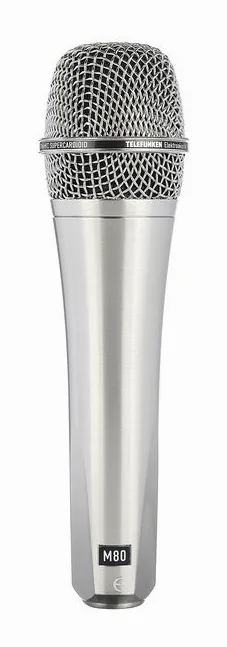 Telefunken M80 Satin Chrome, loggan och ytan