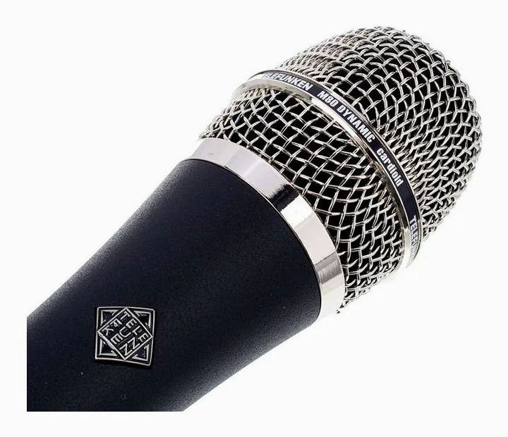 Telefunken M80 Standard, mikrofonkorgen på nära håll