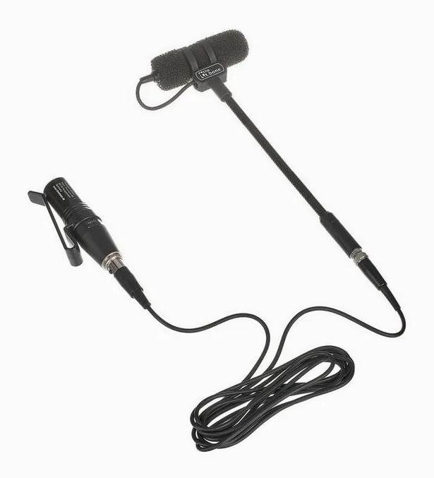 the t.bone Lucan System CC 200 RC, mikrofonkorgen på nära håll